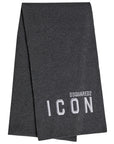 Dsquared2 Mens ICON Scarf Grey