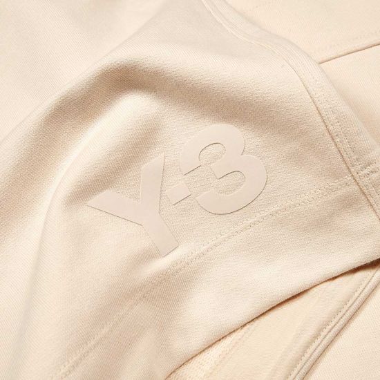 Y-3 Men&#39;s Logo Shorts Cream